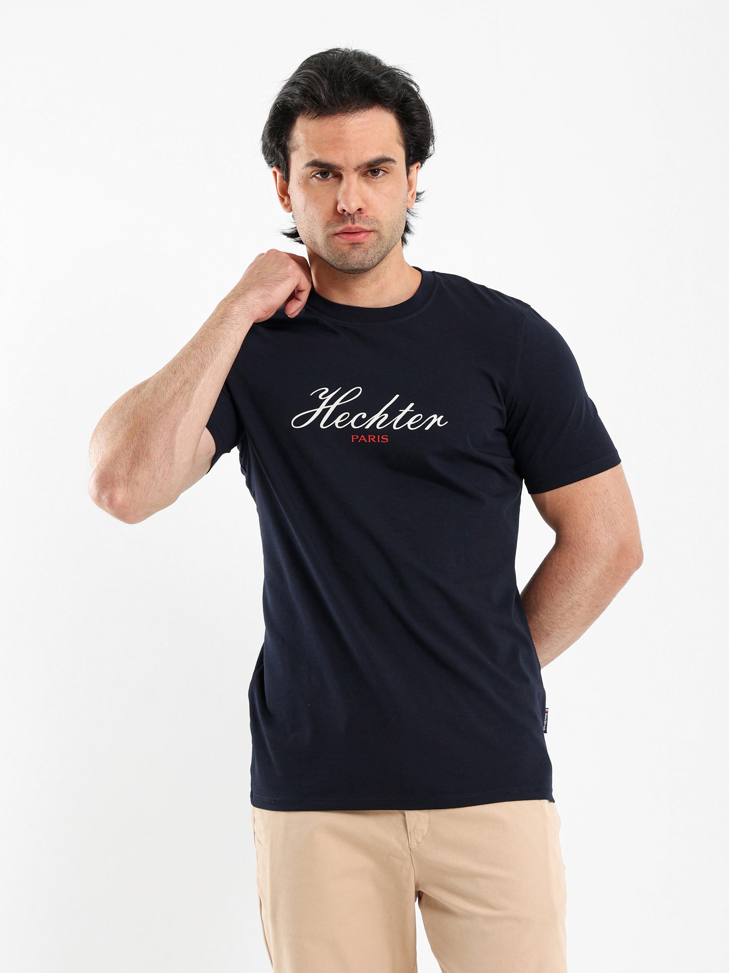 Short Sleeves T-Shirt with Front Printed Logo