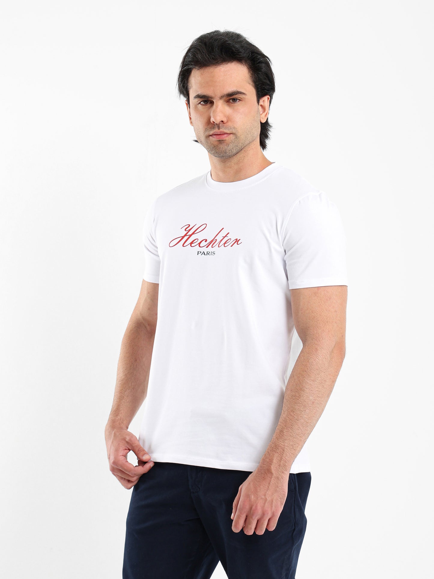 Short Sleeves T-Shirt with Front Printed Logo
