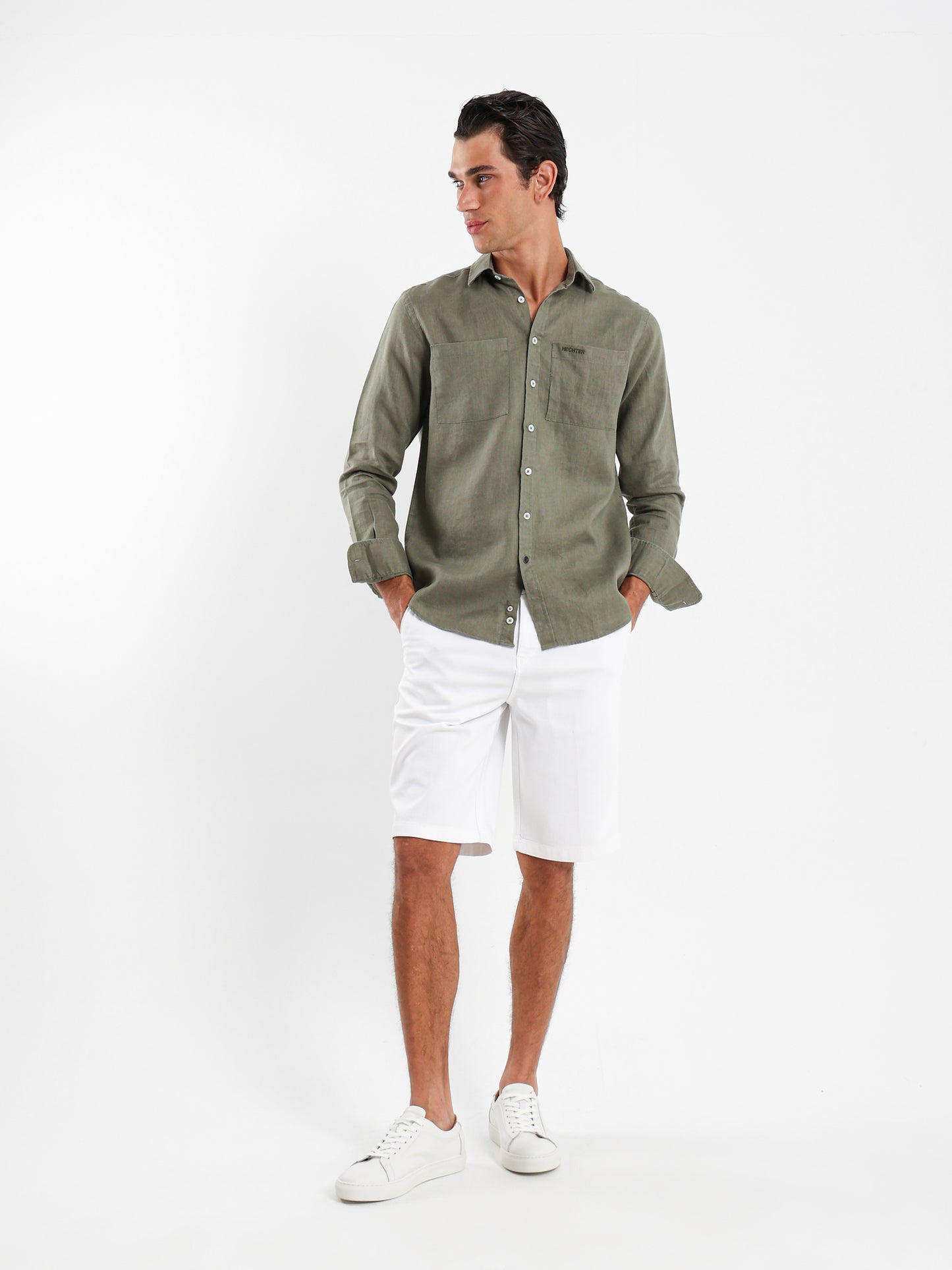 Kent Collar Linen Shirt