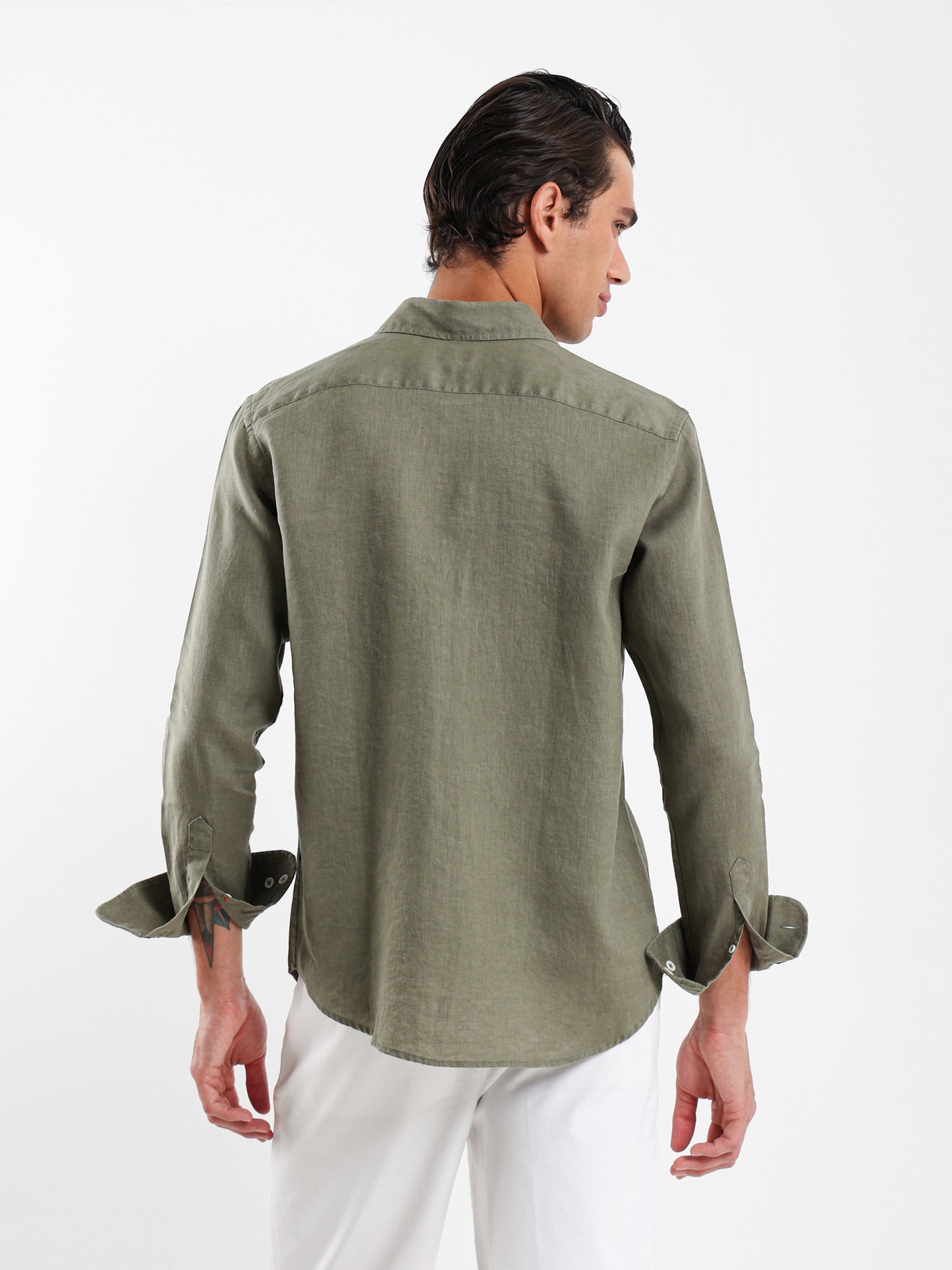 Kent Collar Linen Shirt