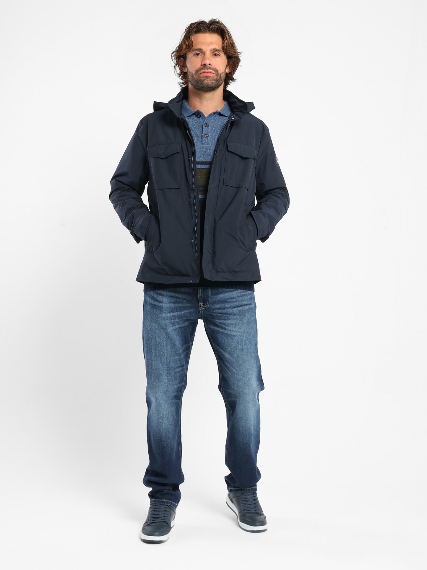 Puffed Parka Jacket