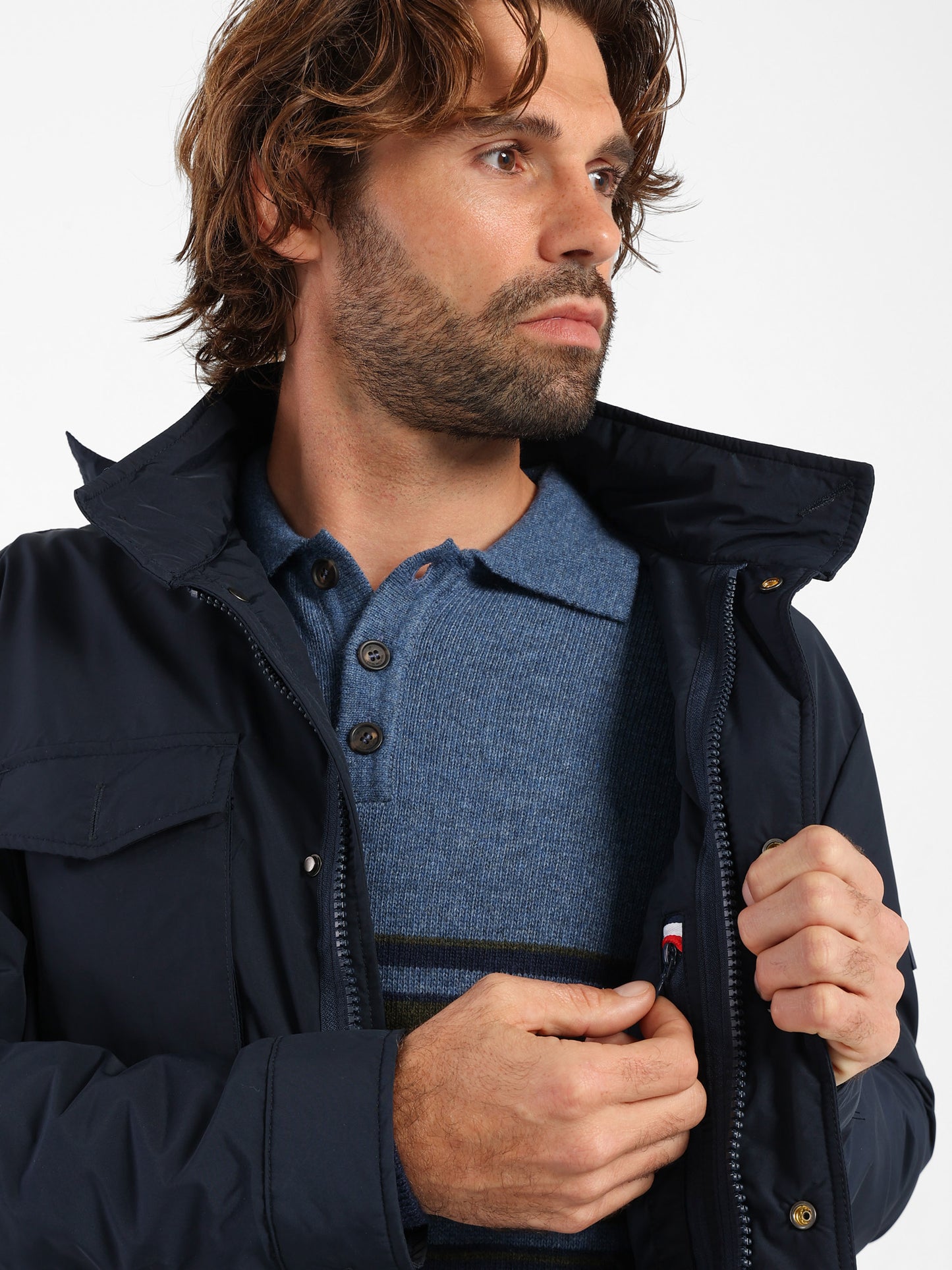 Puffed Parka Jacket