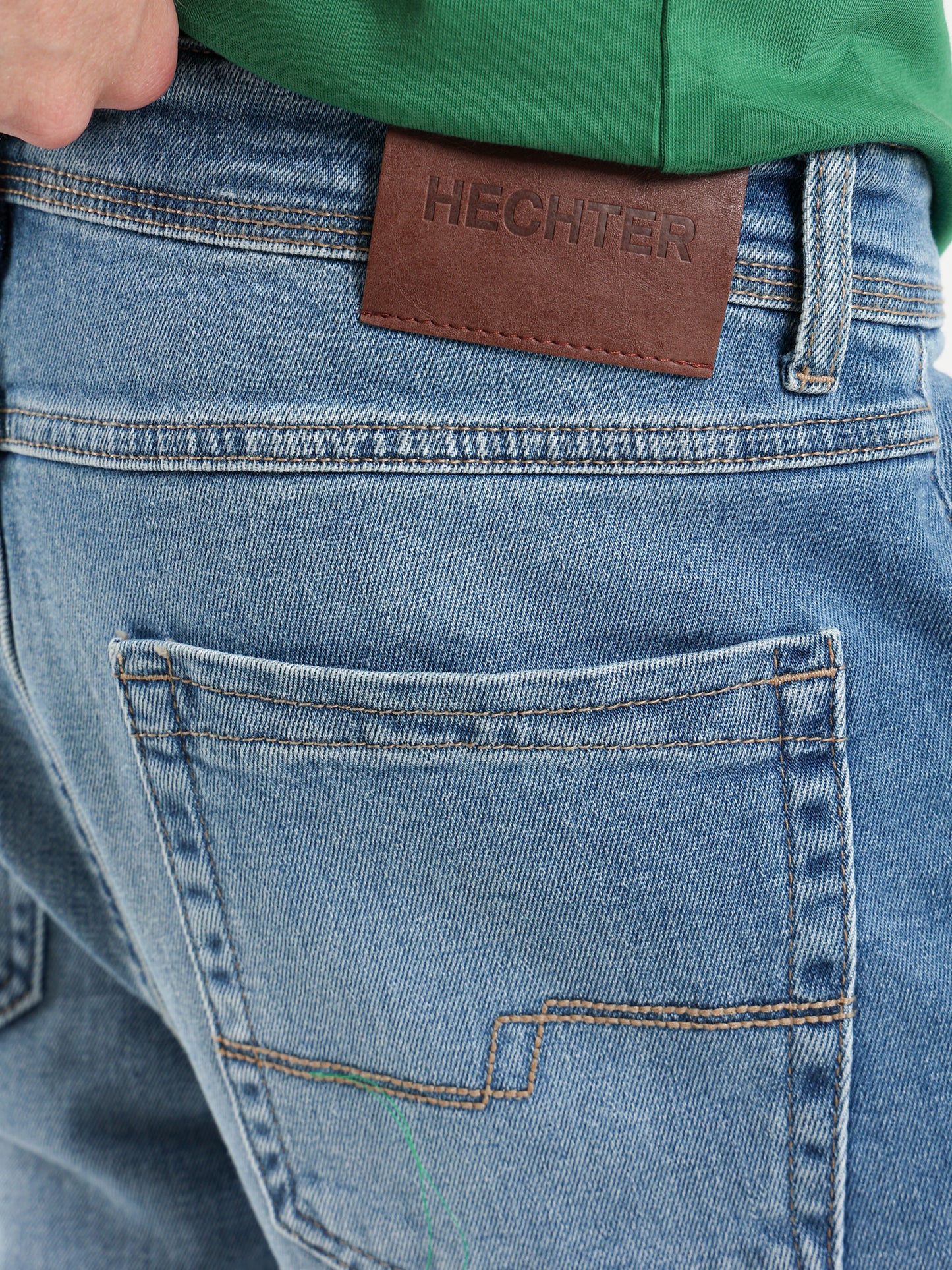 Washed Denim Jeans