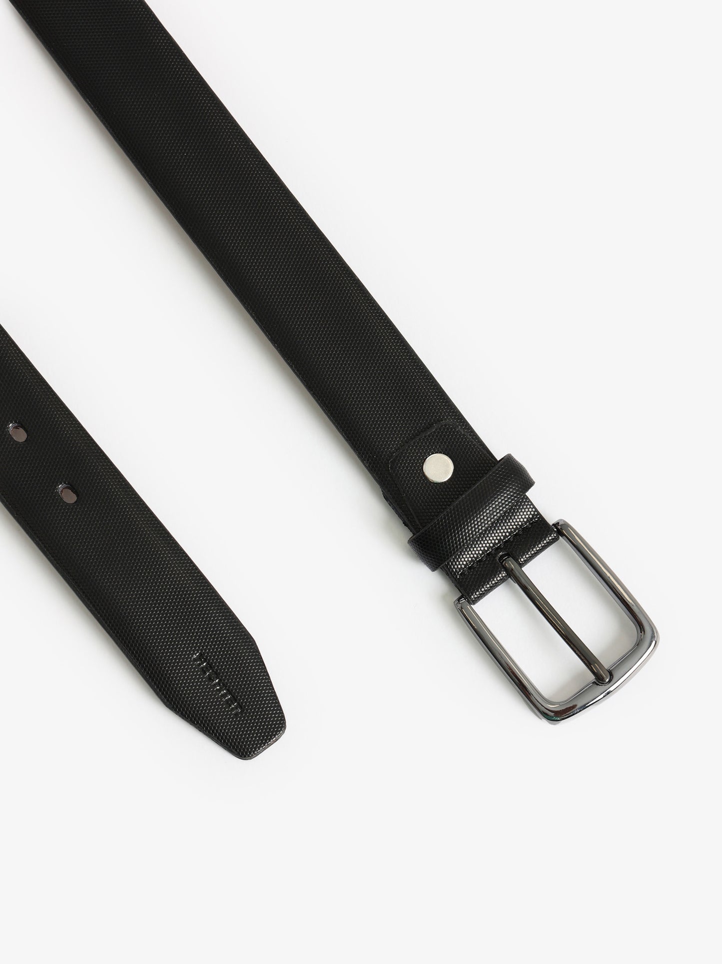 Textured Leather Belt