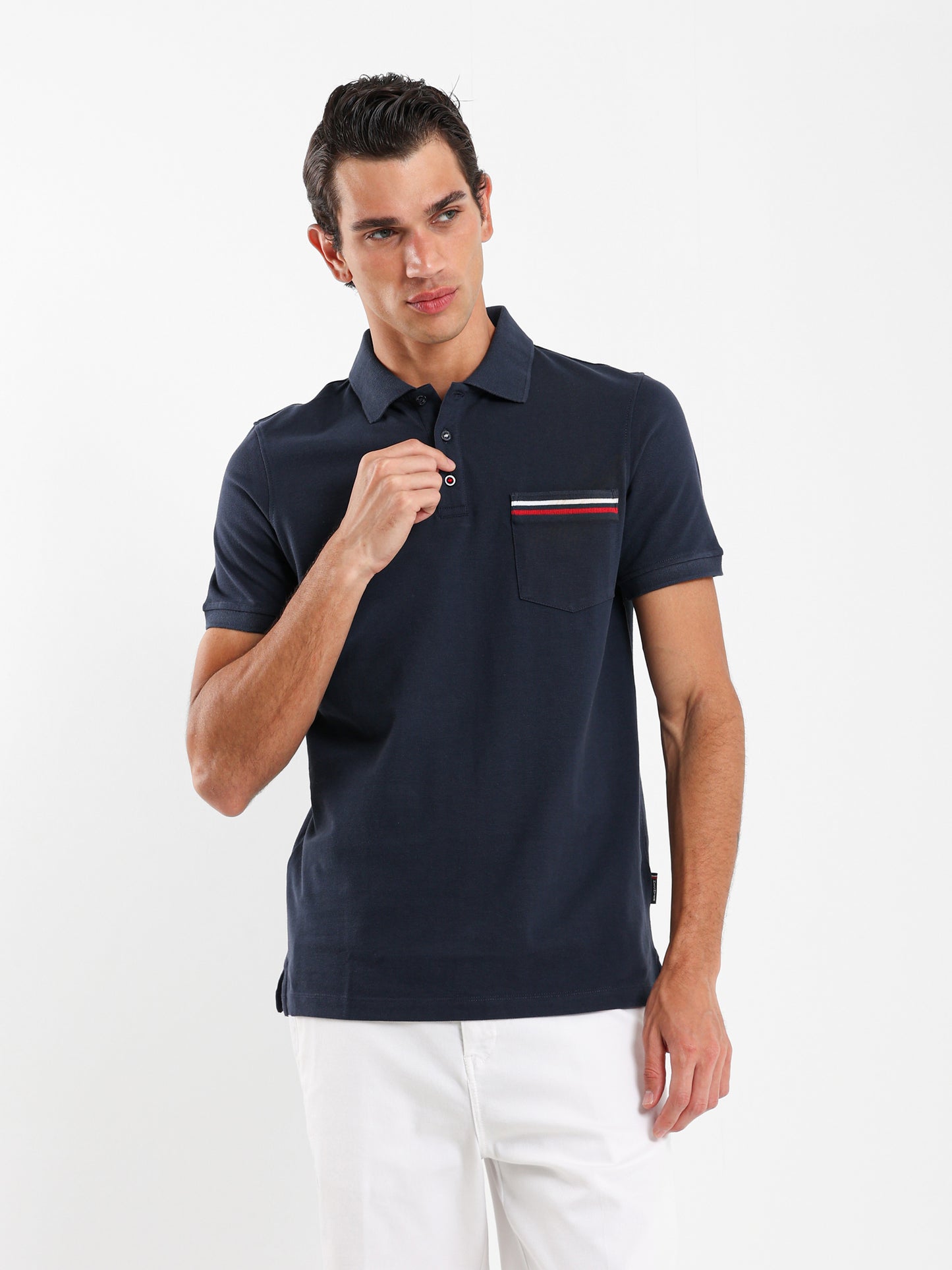 Pique Chest Pocket Polo