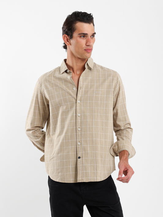 Long Sleeves Checkered Shirt