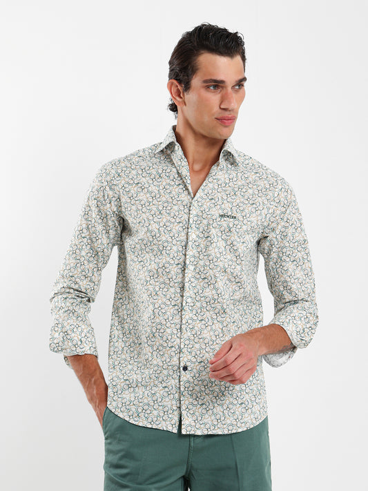 Printed Semi Dressed Shirt