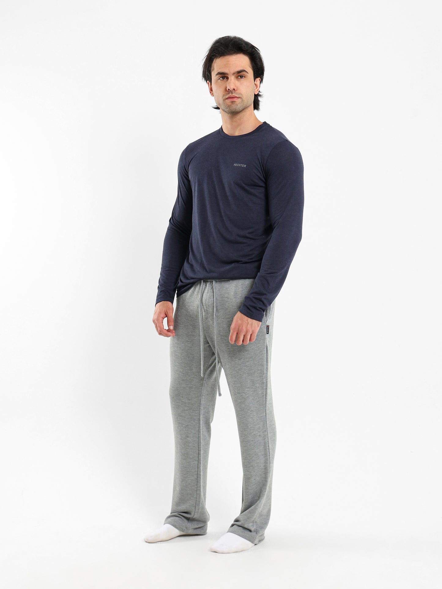 Long Sleeve Pajama Set Top With Matching Pants