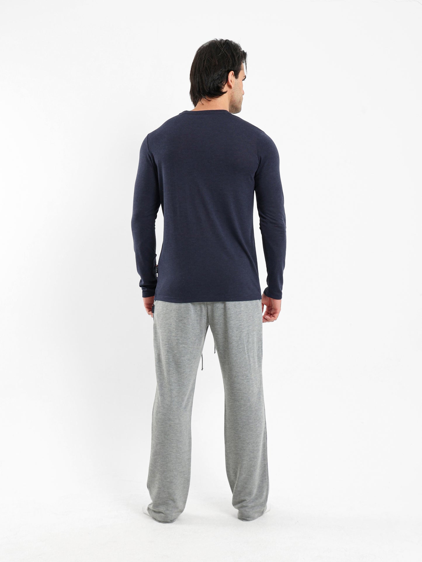 Long Sleeve Pajama Set Top With Matching Pants