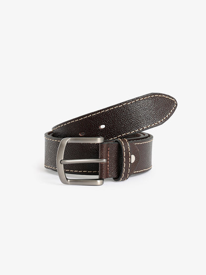 Clarks Contrast Stitched Belt