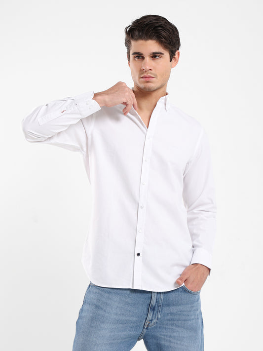 Oxford Solid Long Sleeves Shirt