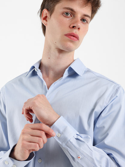 Button-Under Collar Striped Shirt