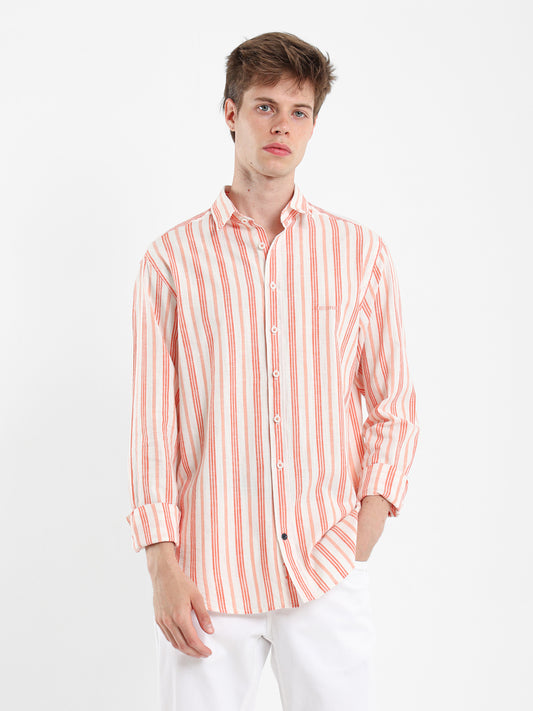 Long Sleeve Shirt with Kent Collar