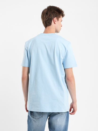 Round Neck Tennis Print T-Shirt