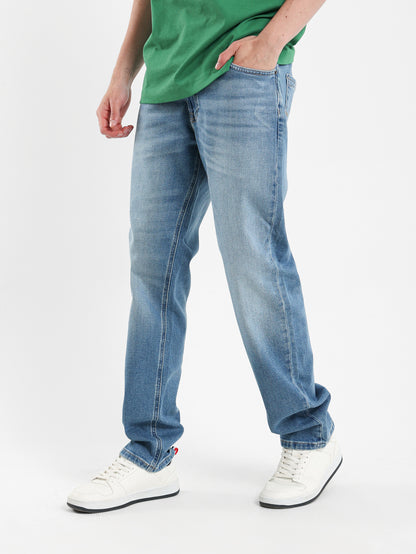 Washed Denim Jeans