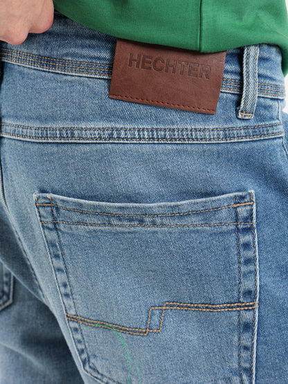 Washed Denim Jeans