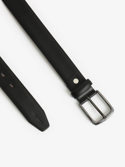 Textured Leather Belt