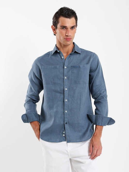 Kent Collar Linen Shirt