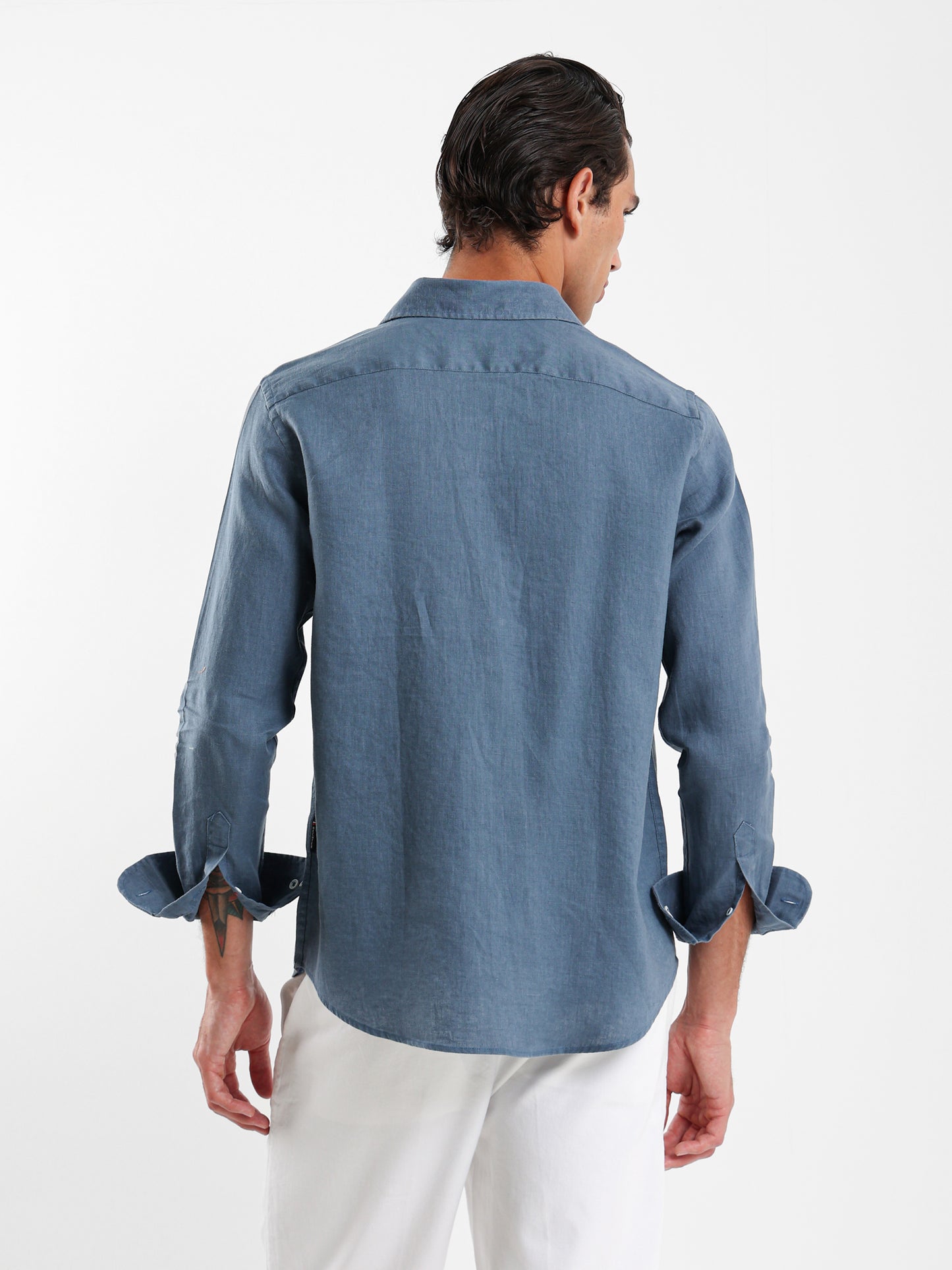 Kent Collar Linen Shirt