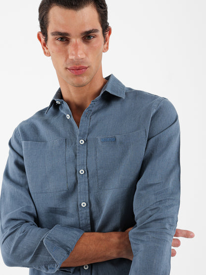 Kent Collar Linen Shirt