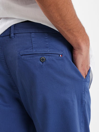 Flat Pockets Pique Casual Pants