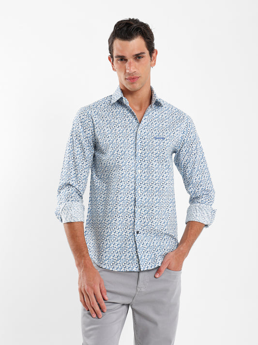 Printed Semi Dressed Shirt
