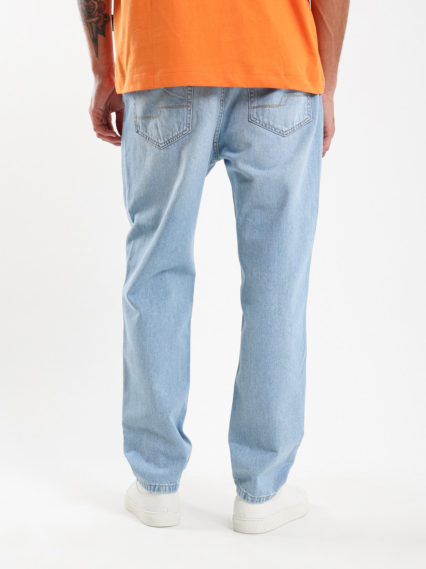 Washed Denim Jeans